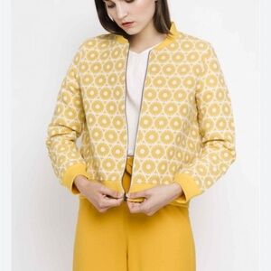 Compania Fantastica Yellow Geometric Jacket